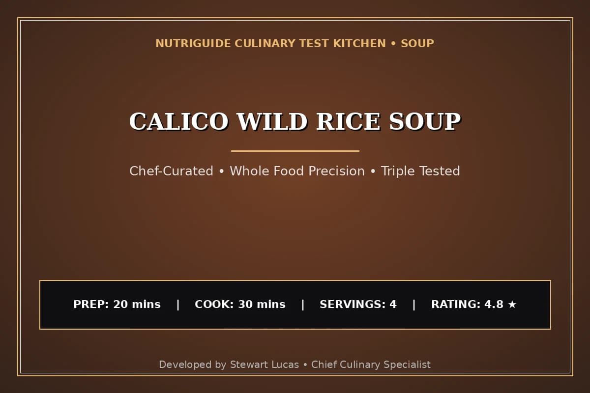 Calico Wild Rice Soup