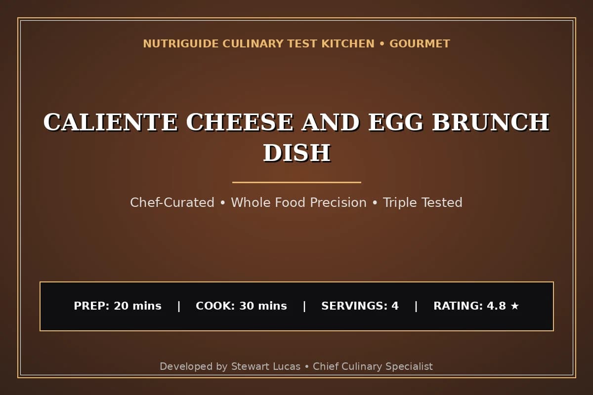 Caliente Cheese And Egg Brunch Dish