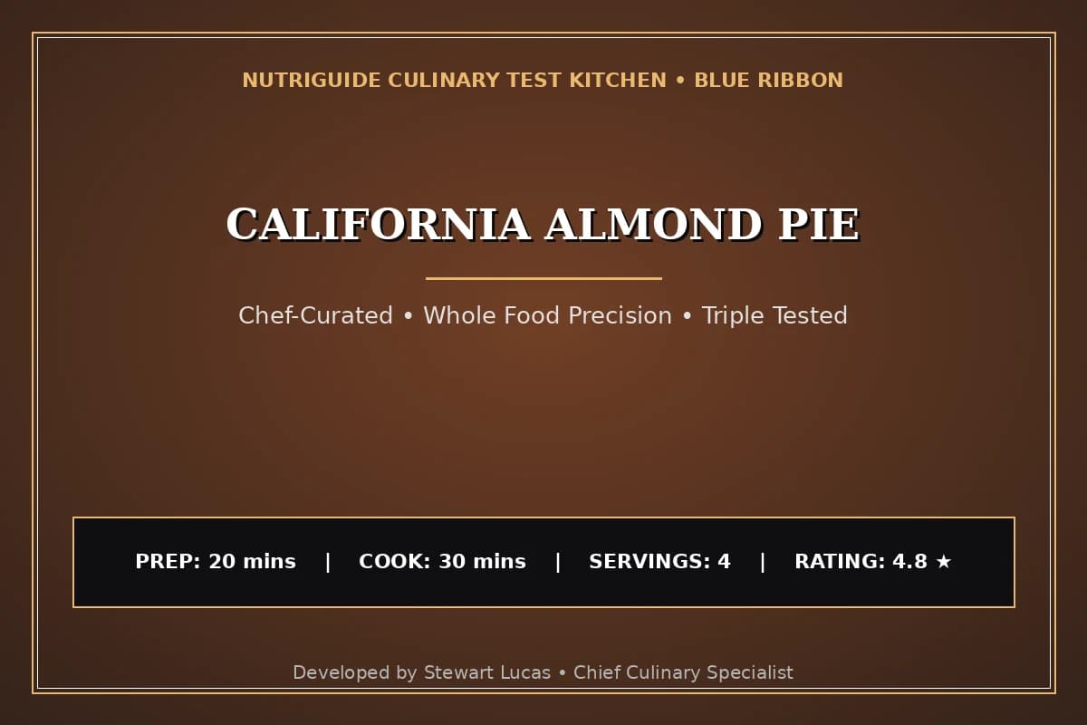 California Almond Pie
