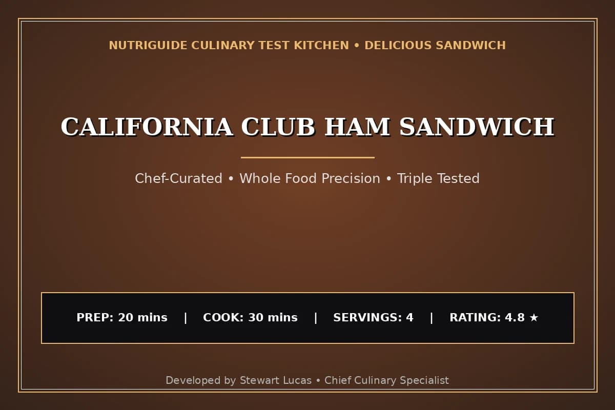 California Club Ham Sandwich