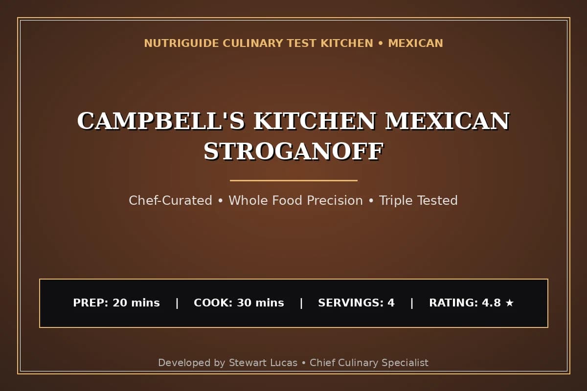 Campbell'S Kitchen Mexican Stroganoff