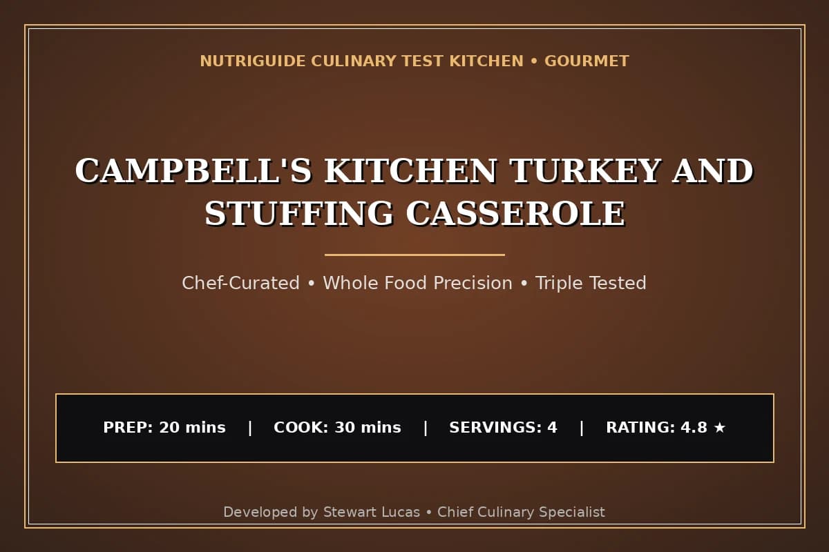 Campbell'S Kitchen Turkey And Stuffing Casserole