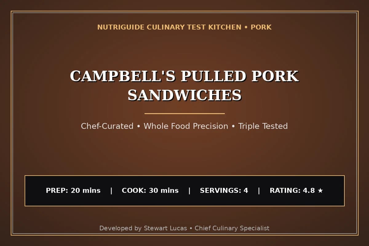 Campbell'S Pulled Pork Sandwiches