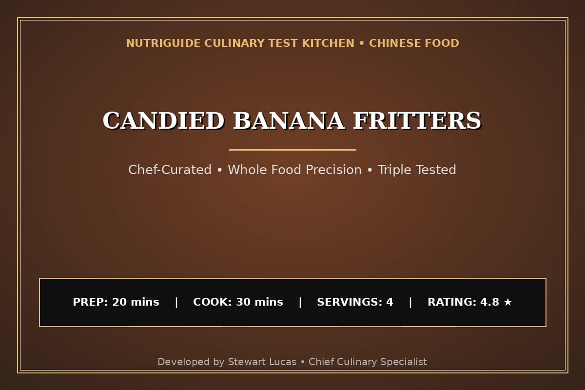 Candied Banana Fritters