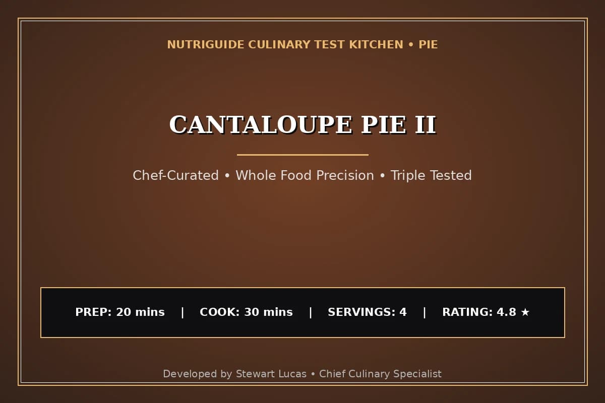 Cantaloupe Pie Ii
