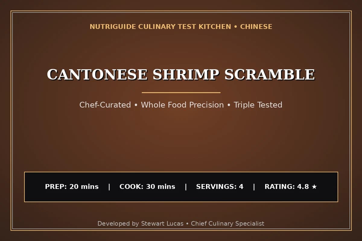 Cantonese Shrimp Scramble