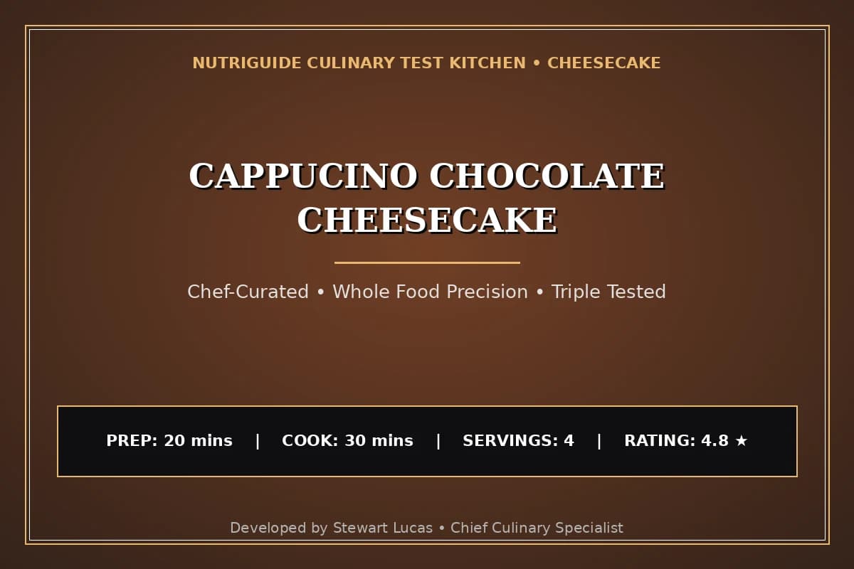 Cappucino Chocolate Cheesecake