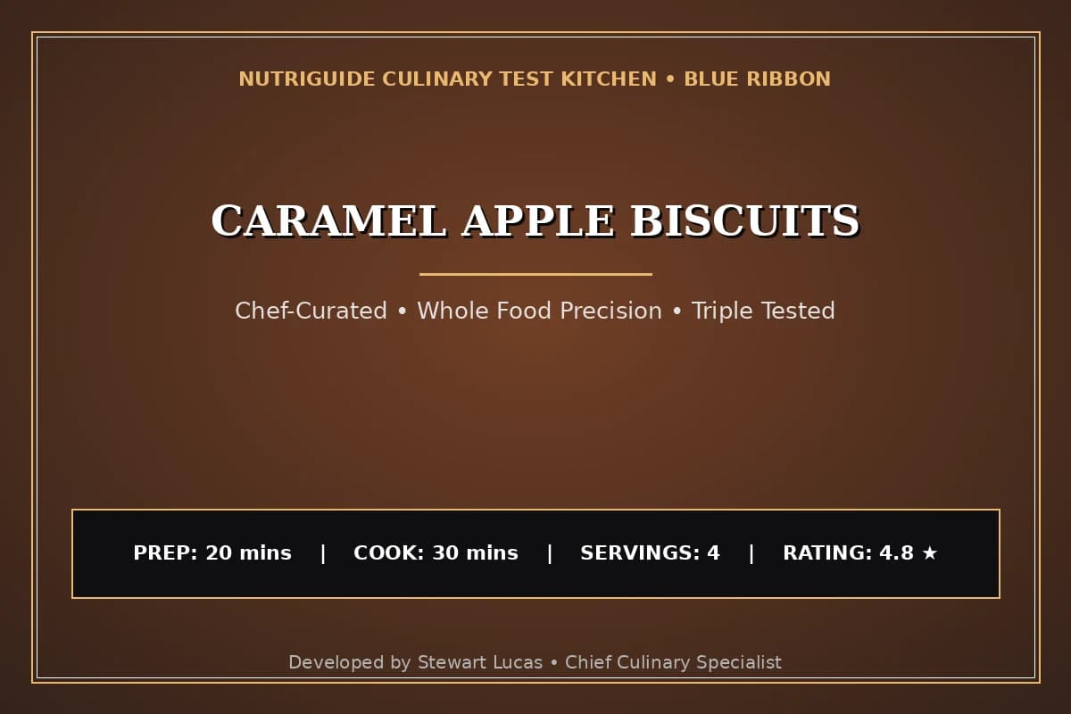 Caramel Apple Biscuits