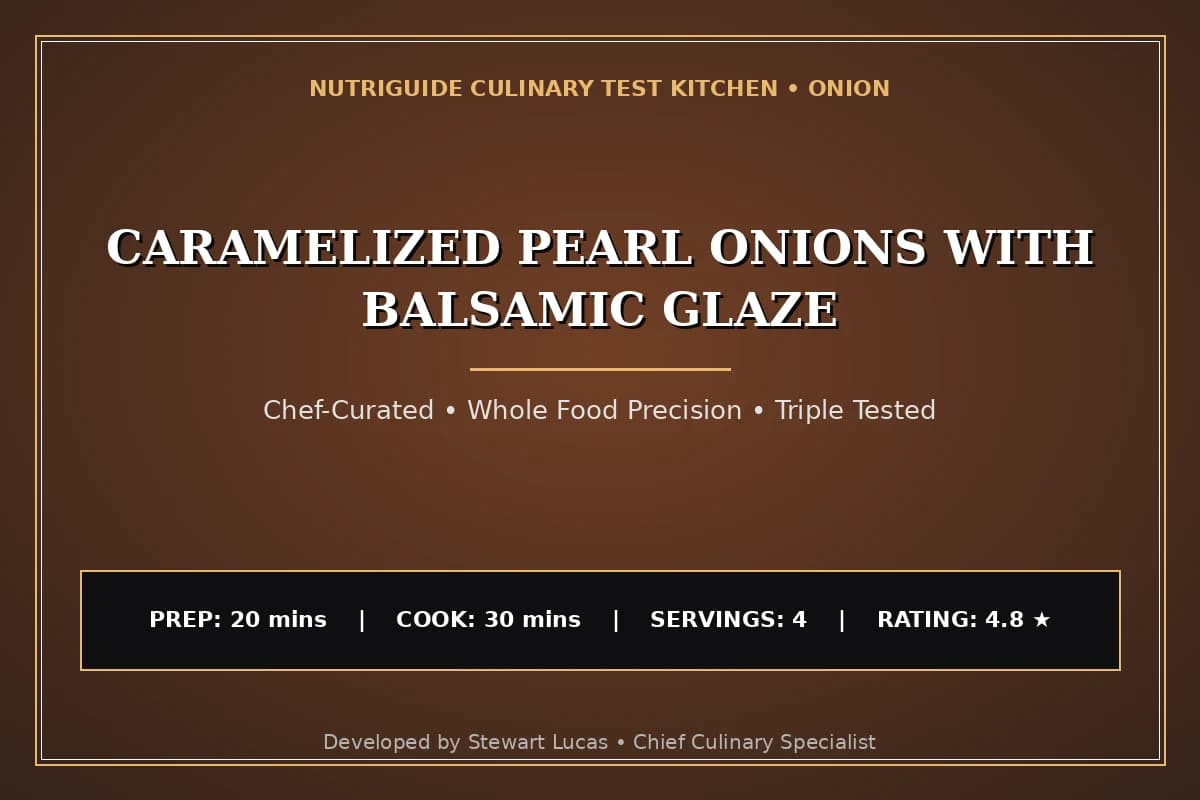 Caramelized Pearl Onions With Balsamic Glaze