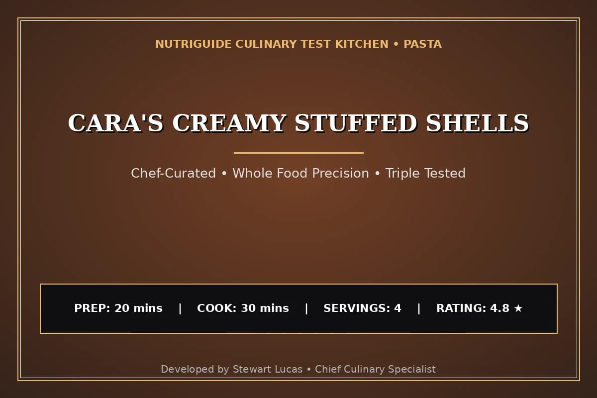 Cara'S Creamy Stuffed Shells