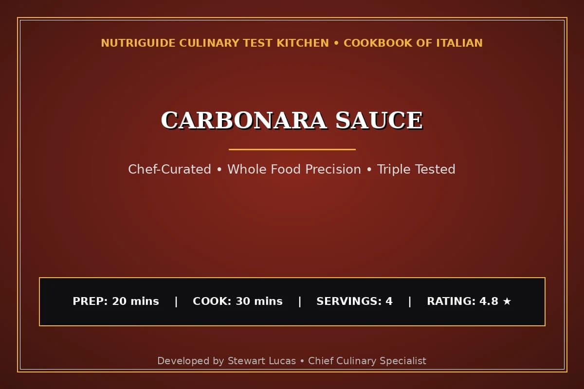 Carbonara Sauce
