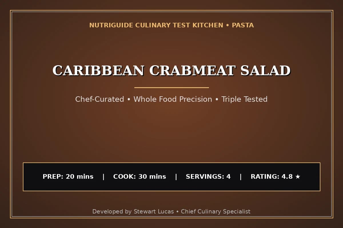 Caribbean Crabmeat Salad