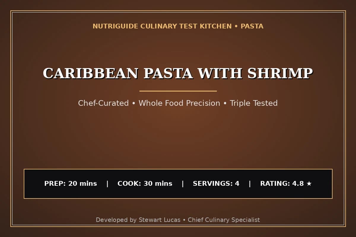 Caribbean Pasta With Shrimp