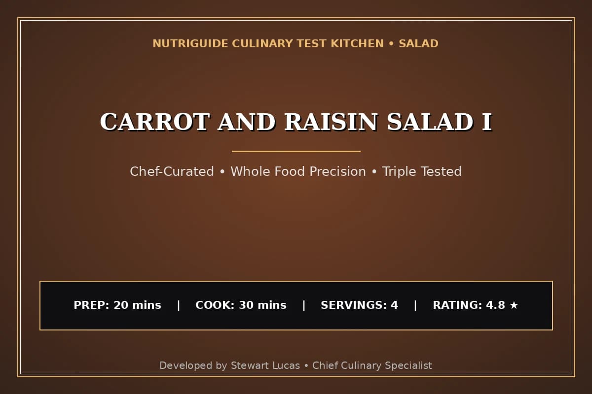 Carrot And Raisin Salad I