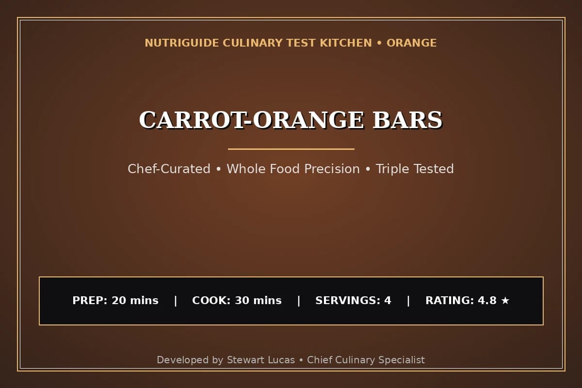 Carrot-Orange Bars