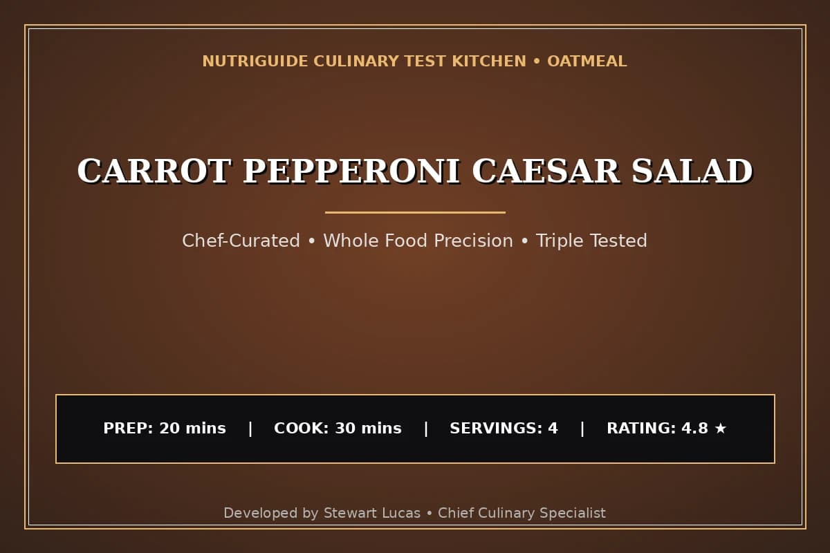 Carrot Pepperoni Caesar Salad