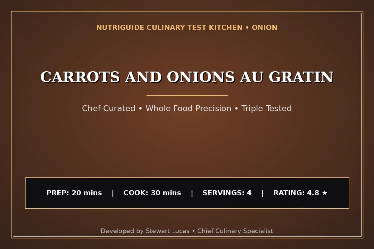 Carrots And Onions Au Gratin