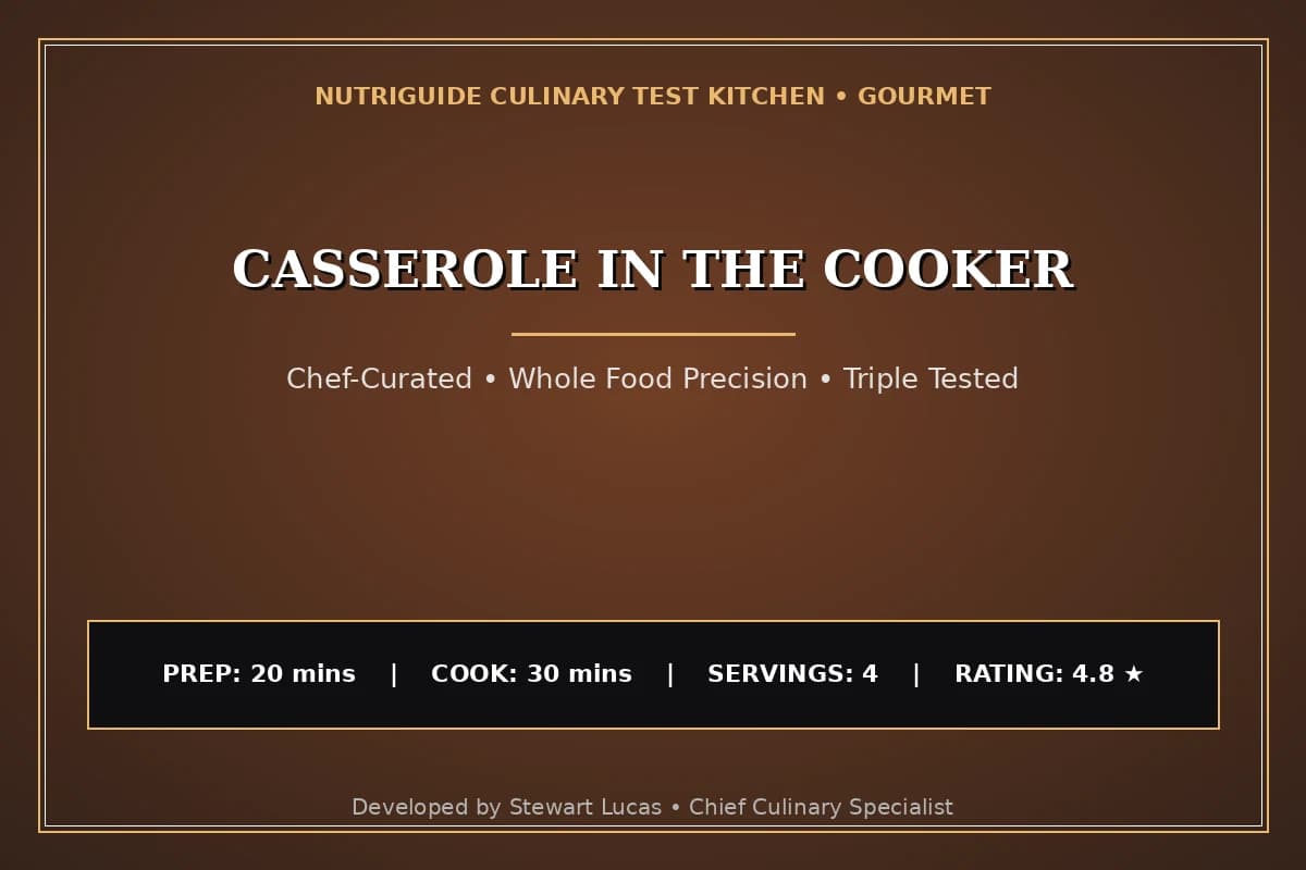 Casserole In The Cooker