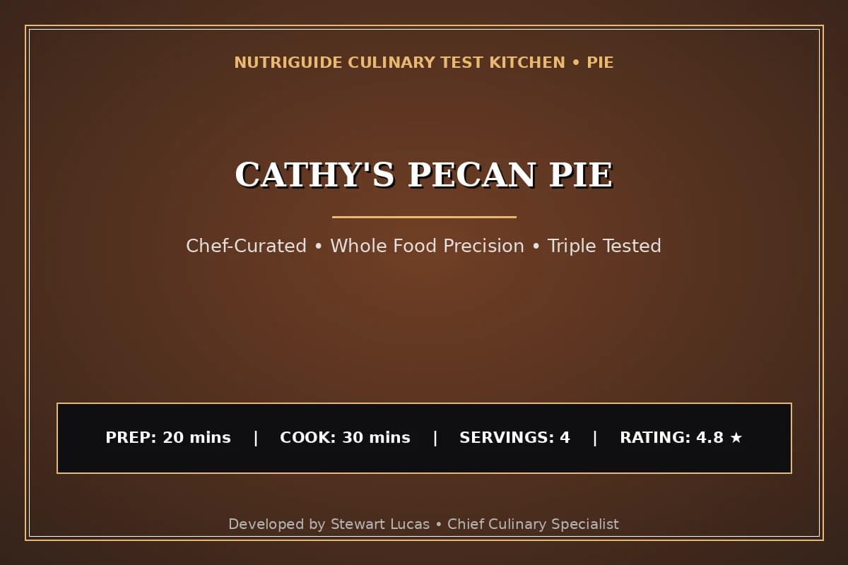 Cathy'S Pecan Pie