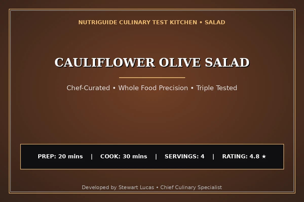 Cauliflower Olive Salad