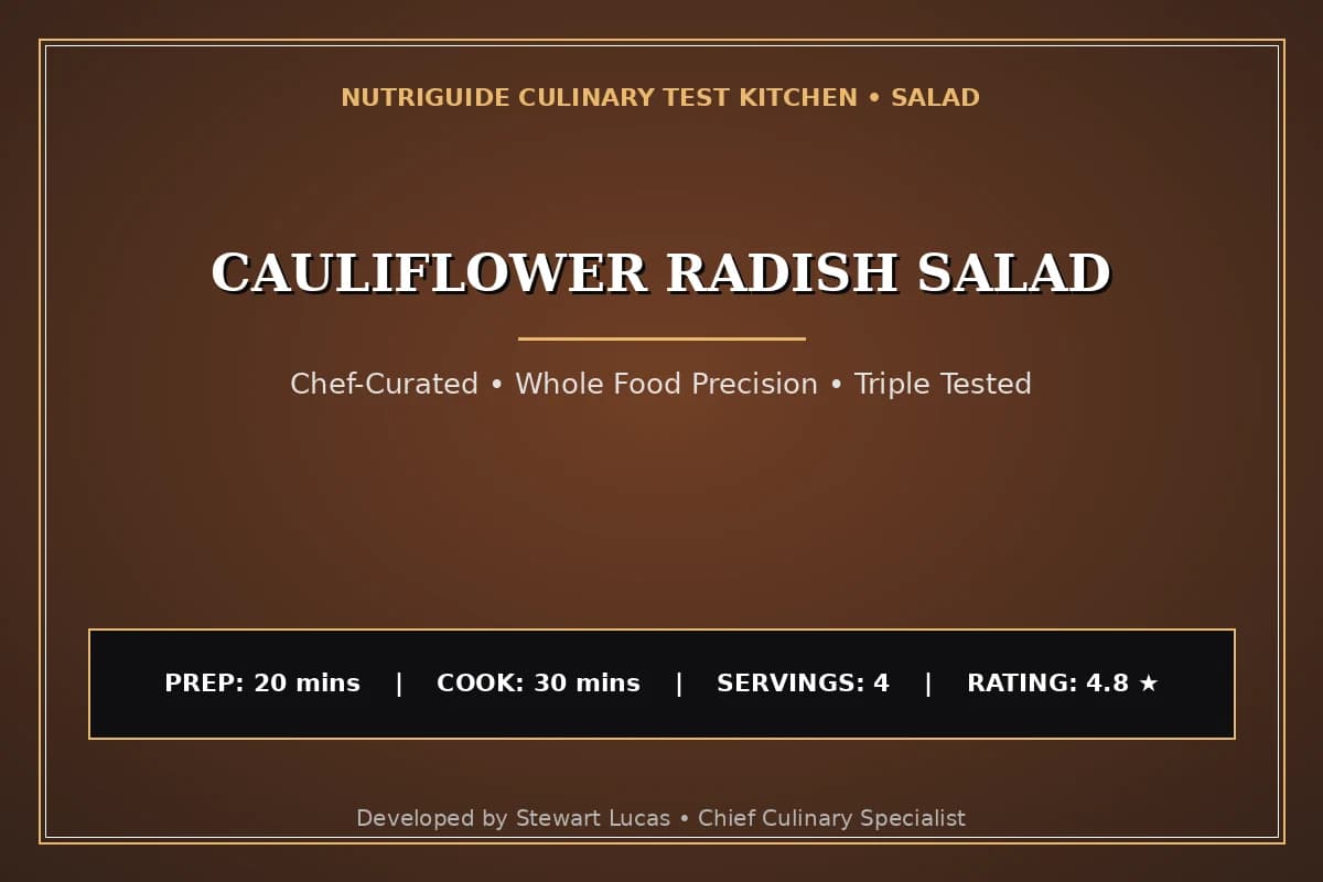 Cauliflower Radish Salad