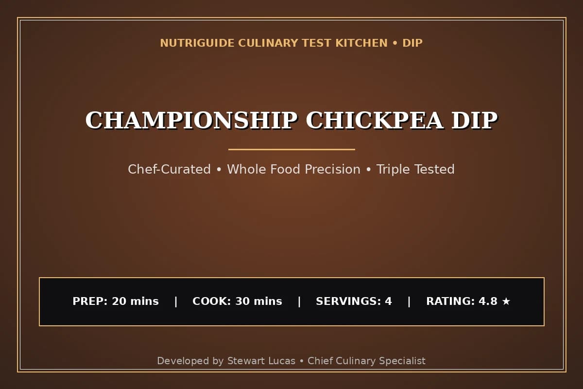 Championship Chickpea Dip