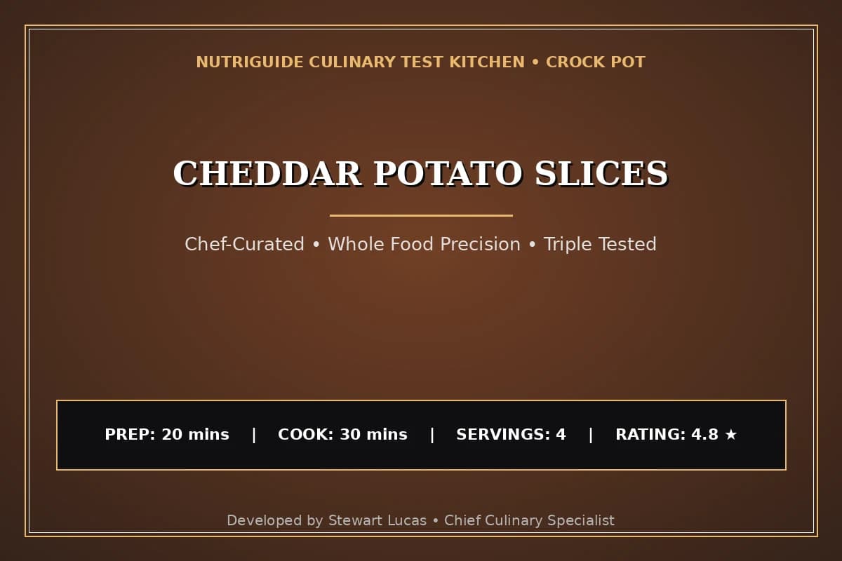 Cheddar Potato Slices