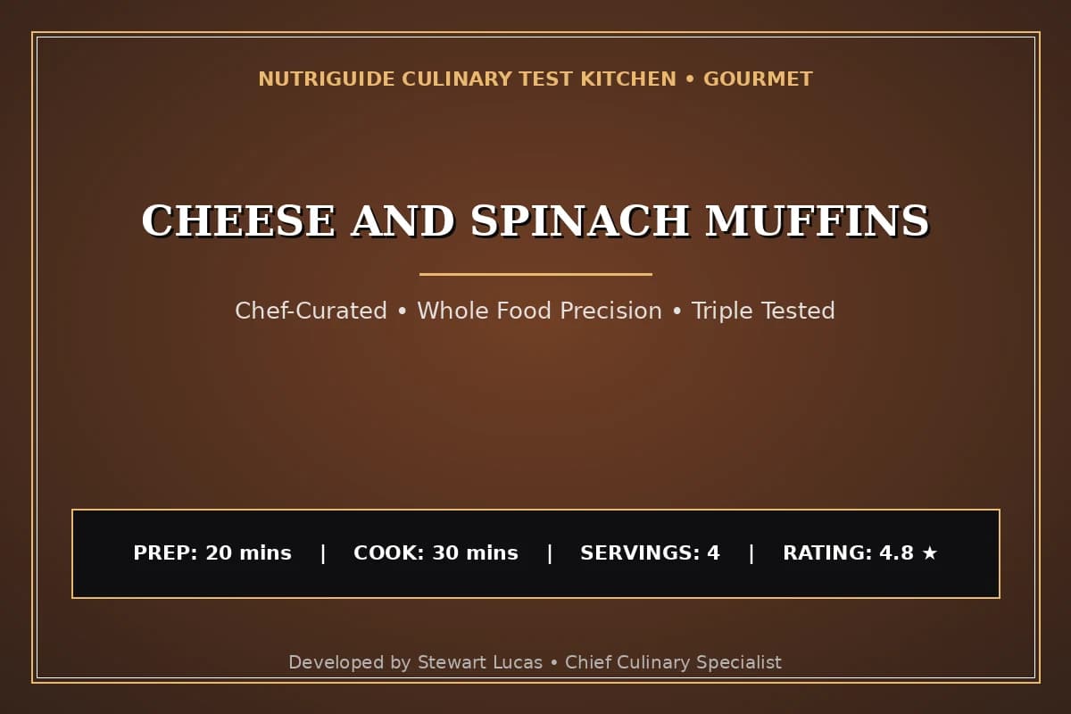 Cheese And Spinach Muffins