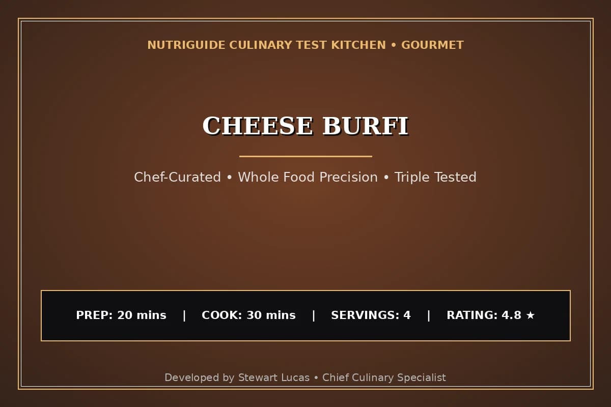 Cheese Burfi