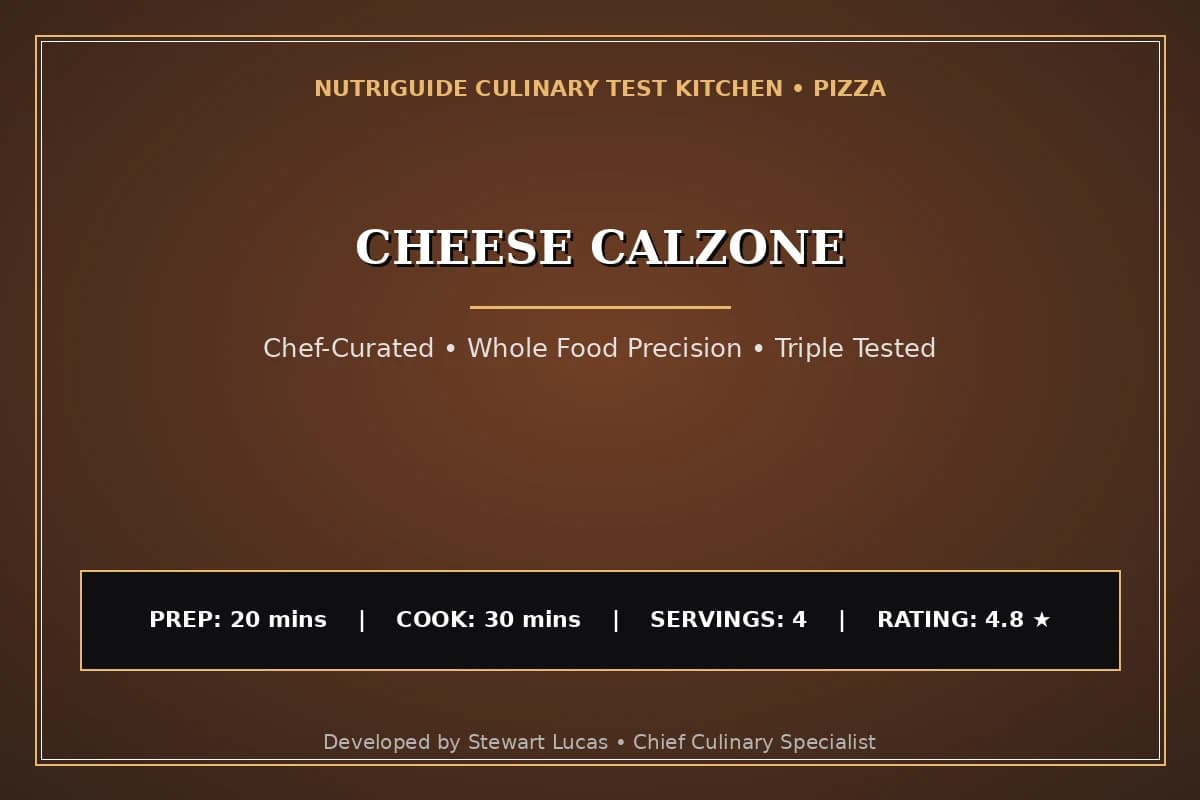 Cheese Calzone