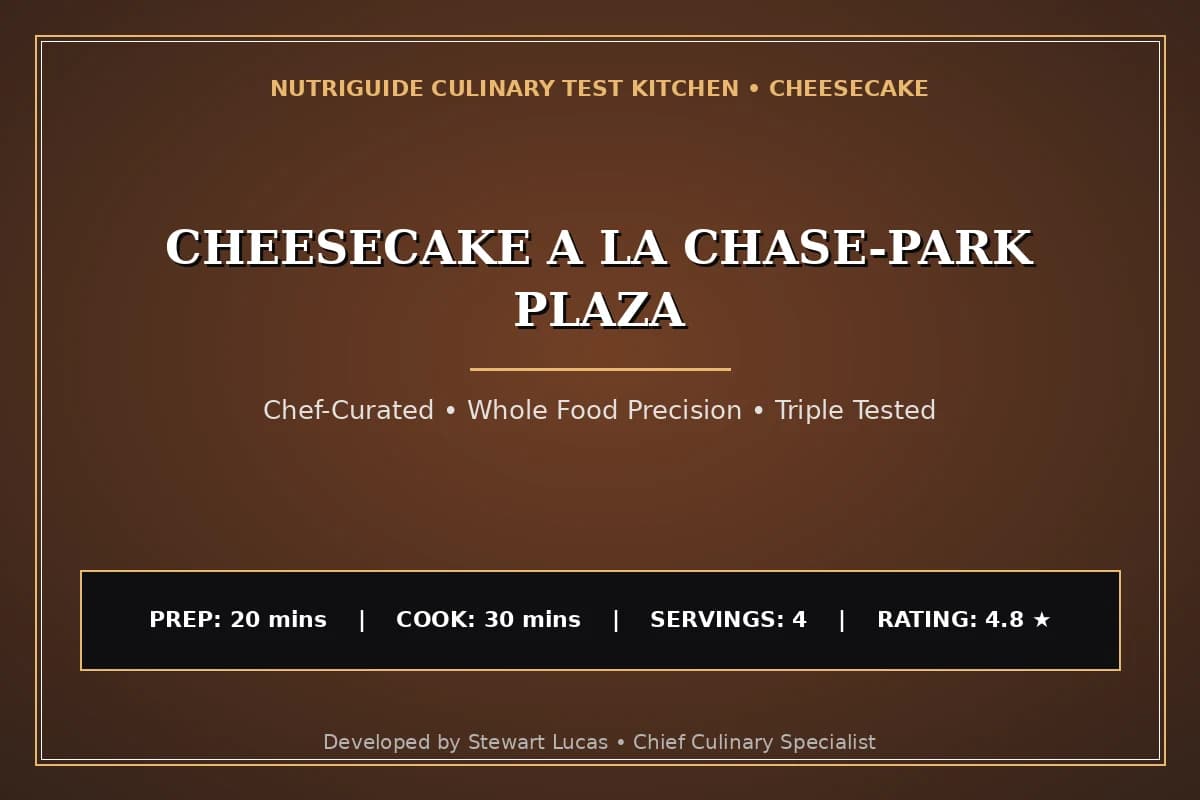 Cheesecake A La Chase-Park Plaza