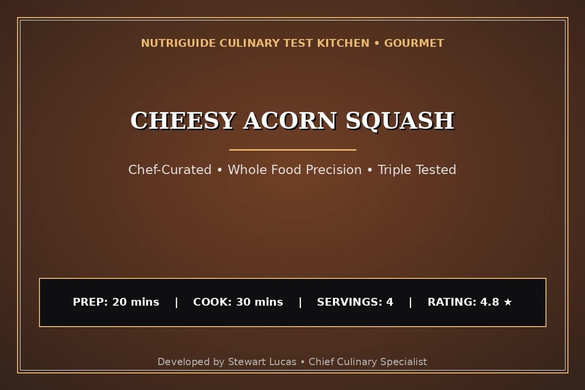 Cheesy Acorn Squash