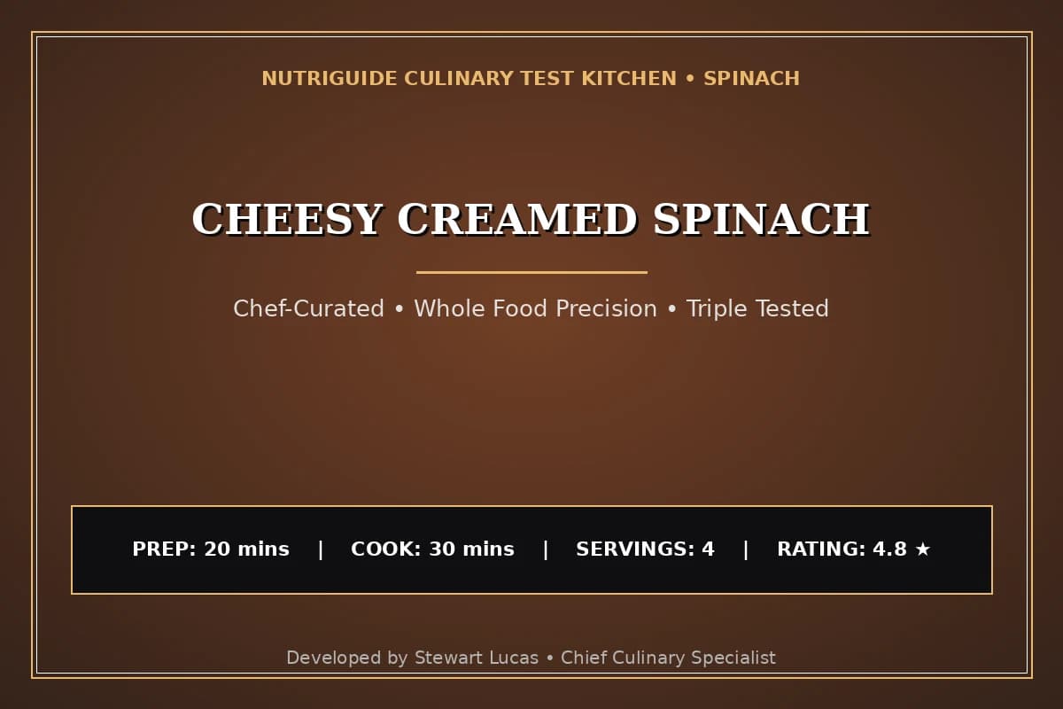 Cheesy Creamed Spinach