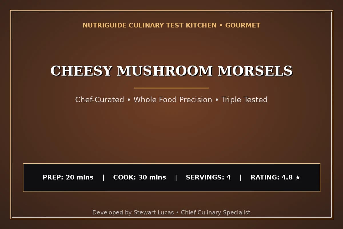 Cheesy Mushroom Morsels