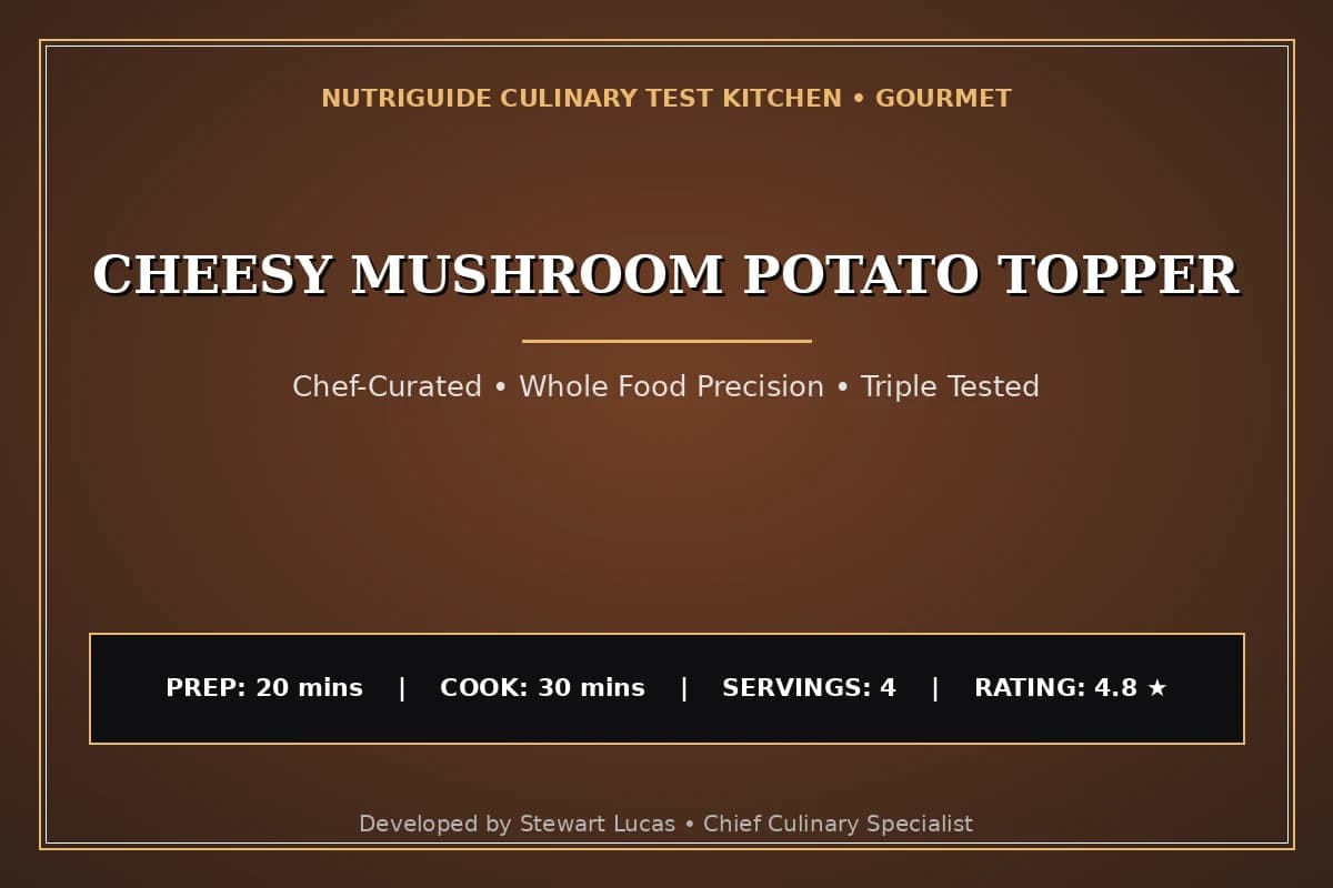 Cheesy Mushroom Potato Topper