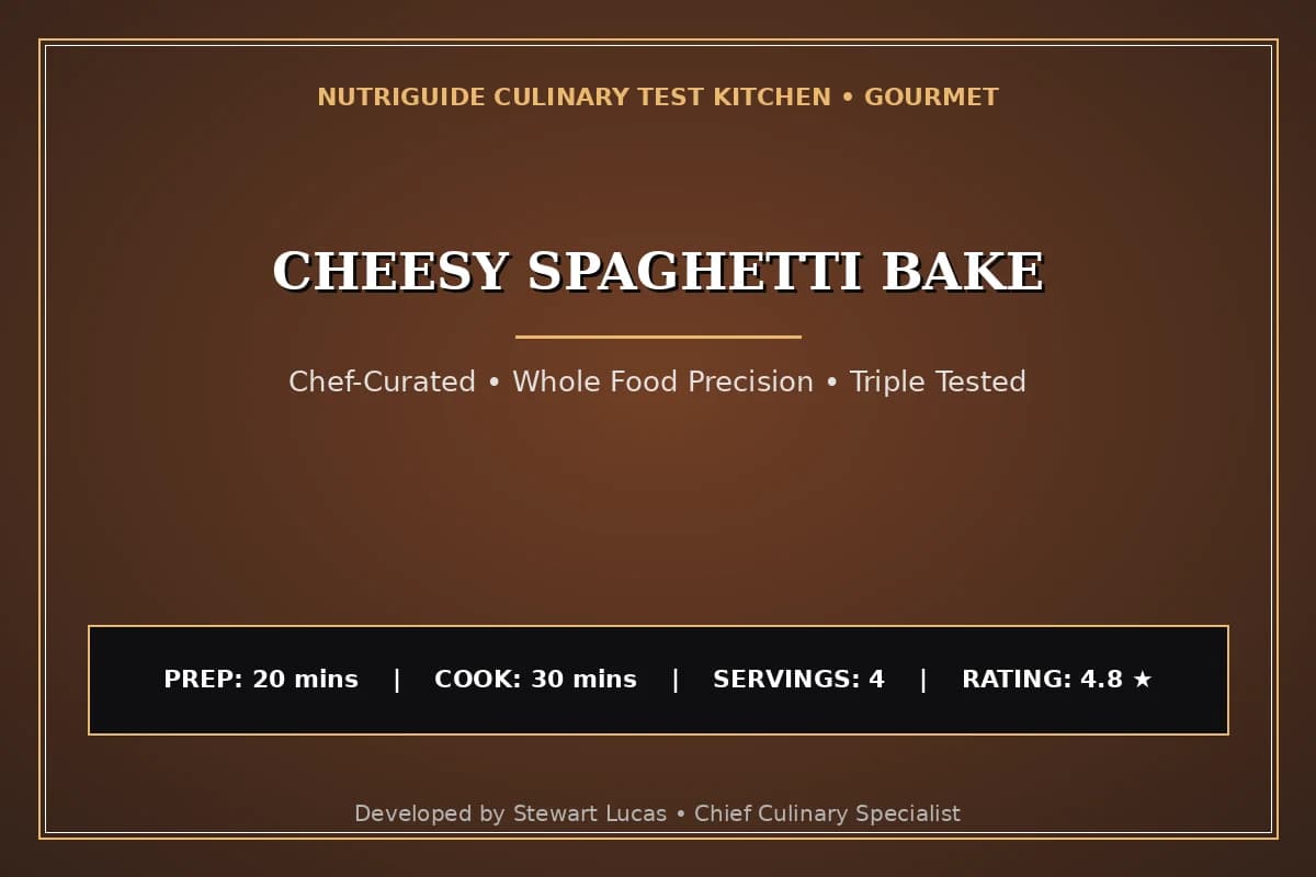 Cheesy Spaghetti Bake