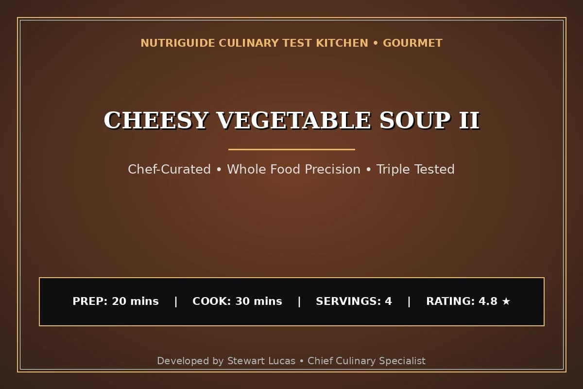 Cheesy Vegetable Soup Ii