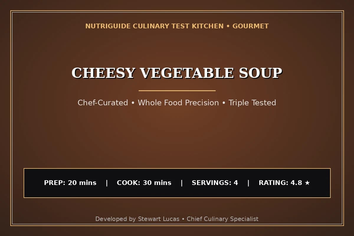 Cheesy Vegetable Soup