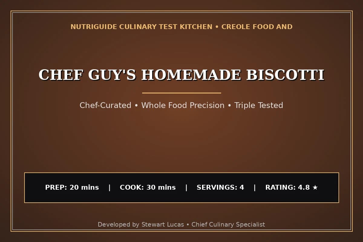Chef Guy'S Homemade Biscotti