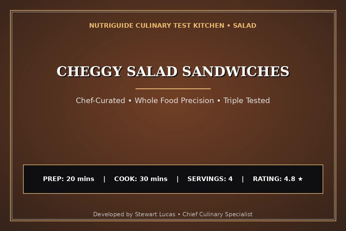 Cheggy Salad Sandwiches