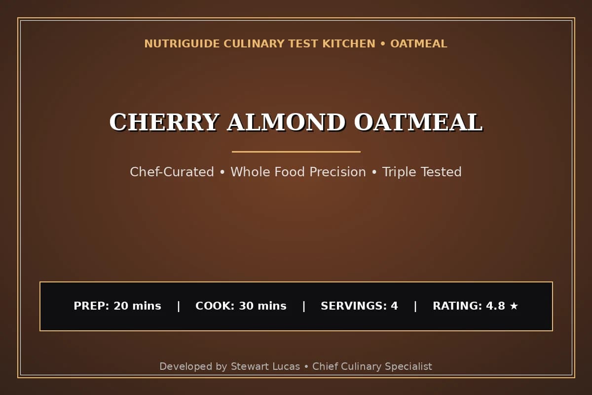 Cherry Almond Oatmeal