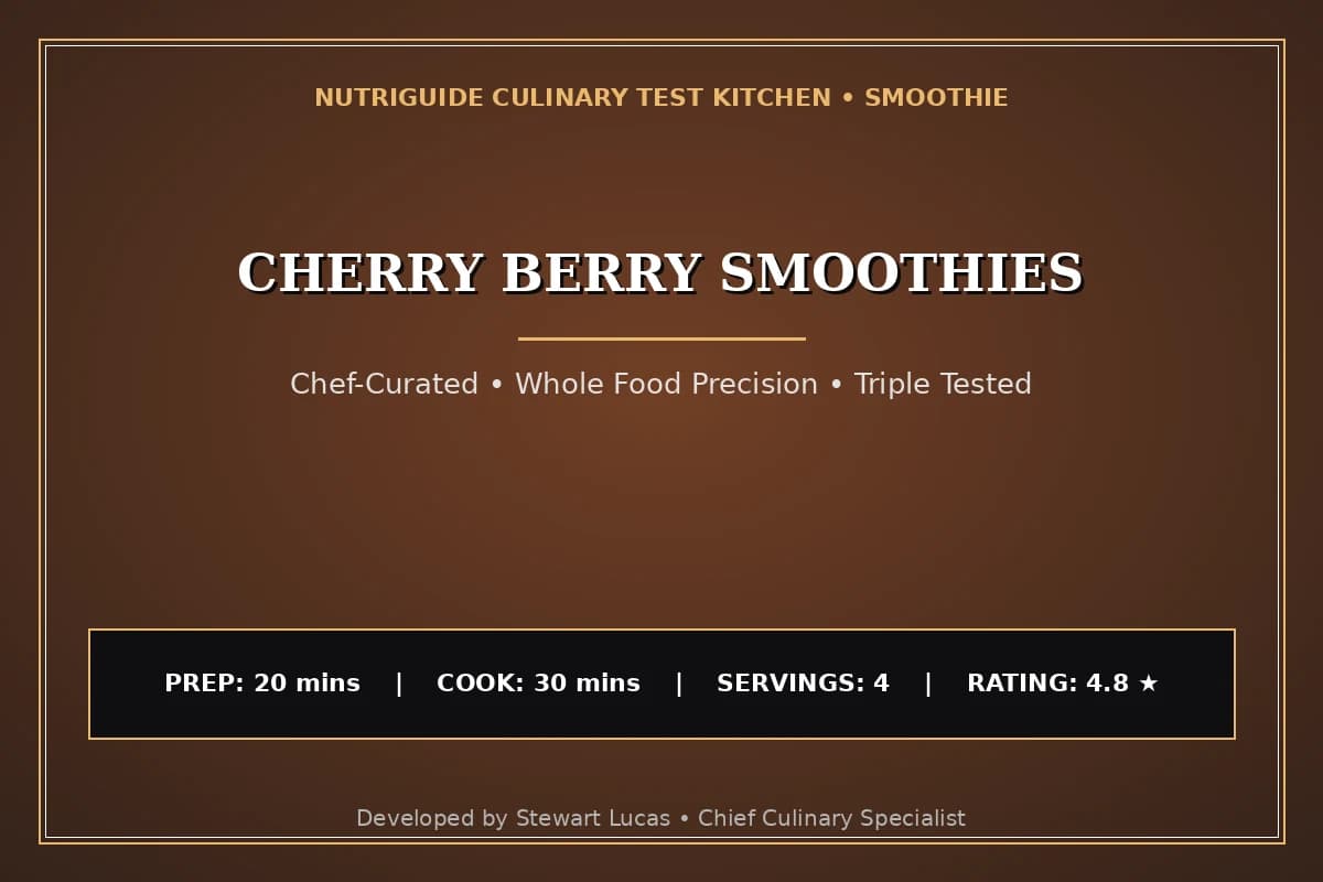 Cherry Berry Smoothies