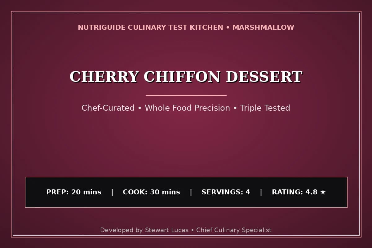 Cherry Chiffon Dessert