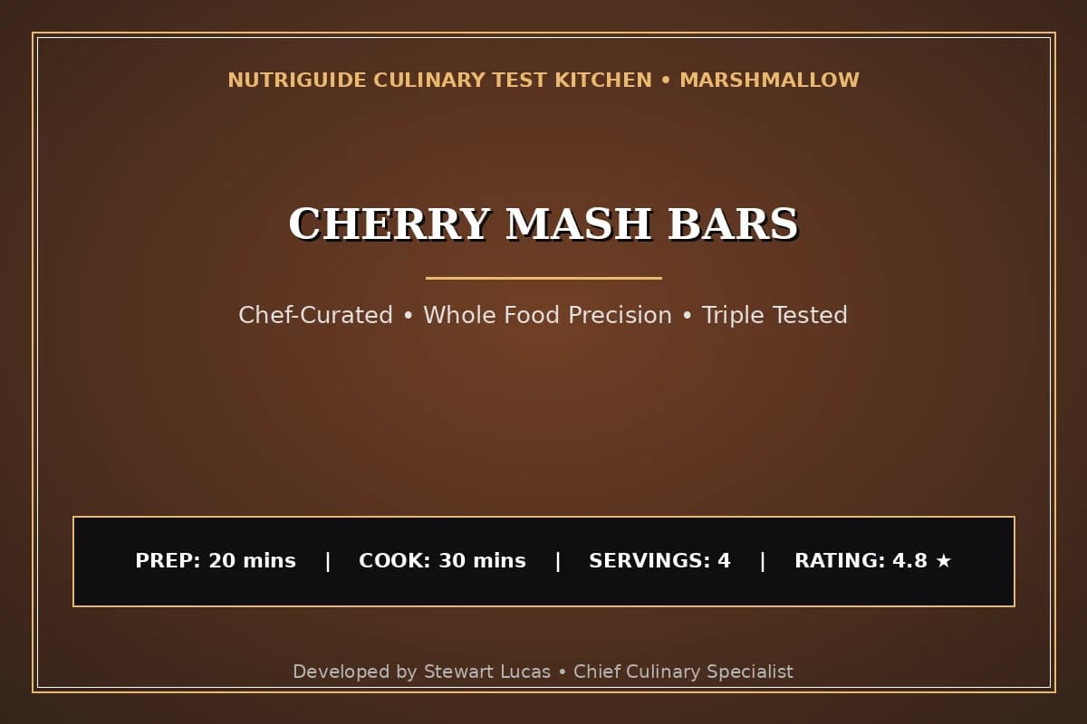 Cherry Mash Bars