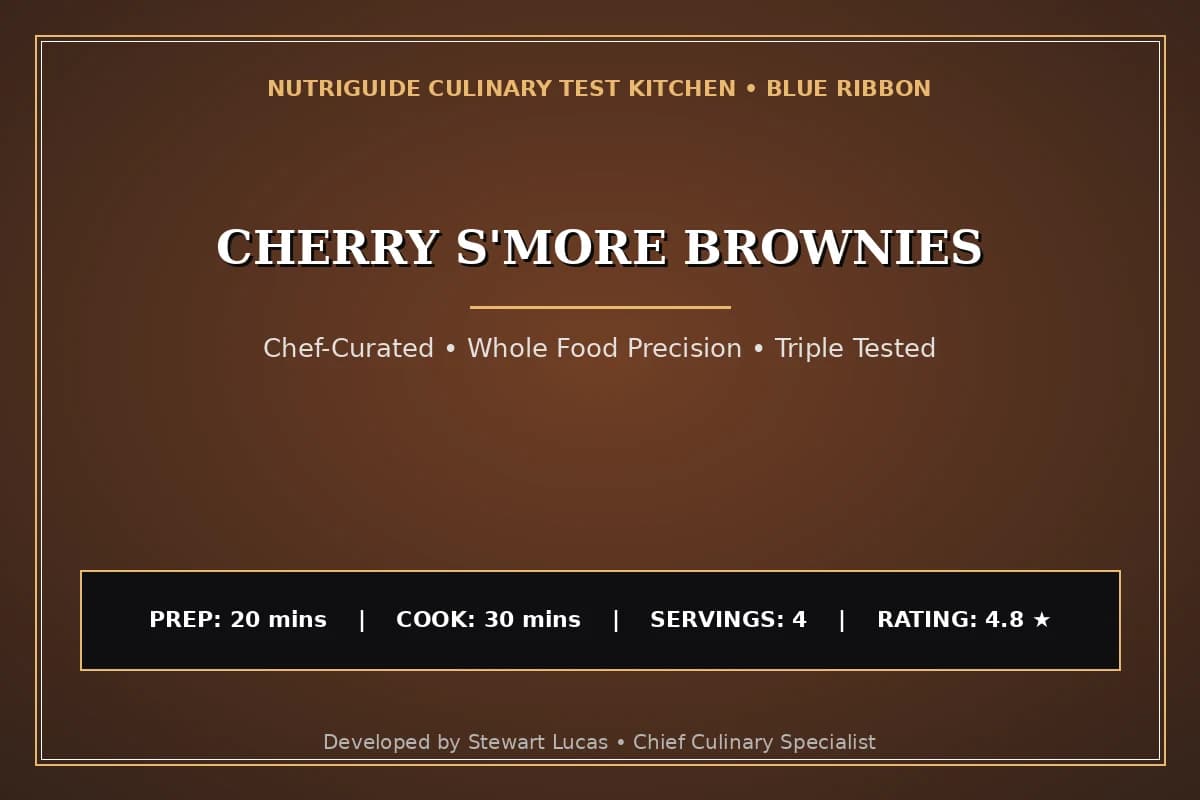 Cherry S'More Brownies