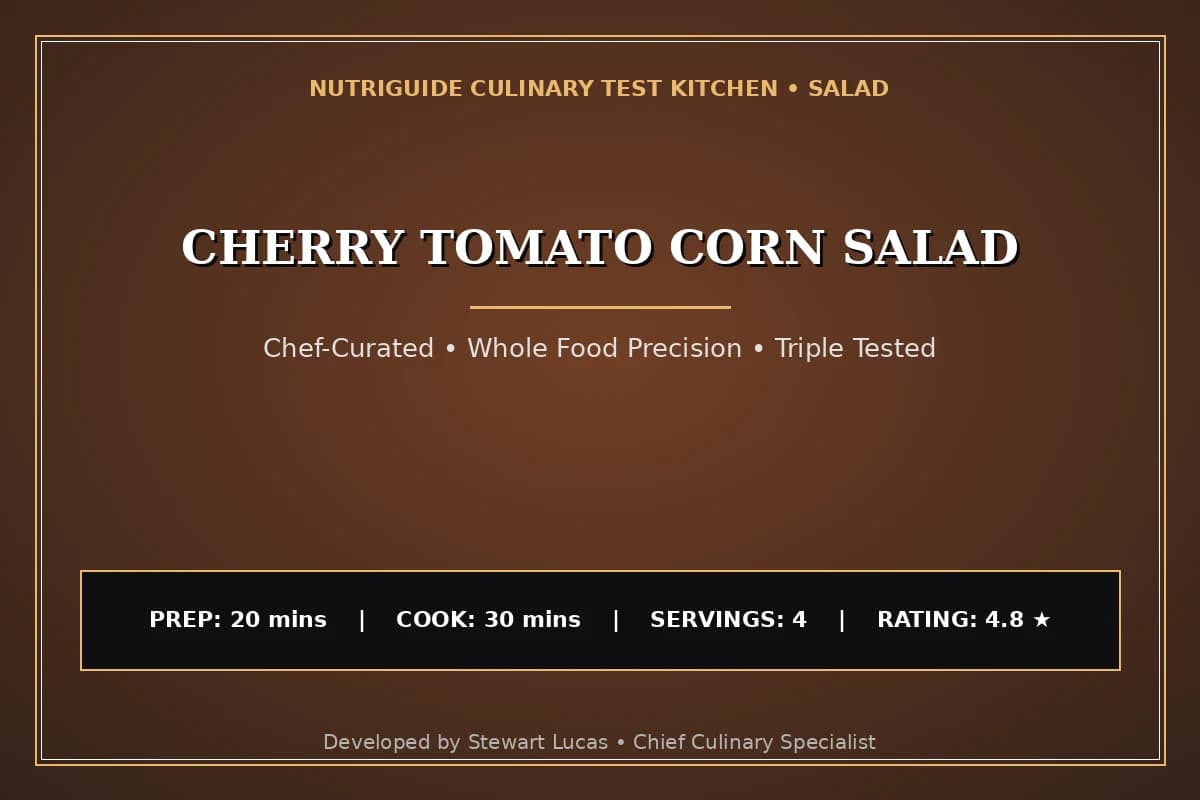 Cherry Tomato Corn Salad