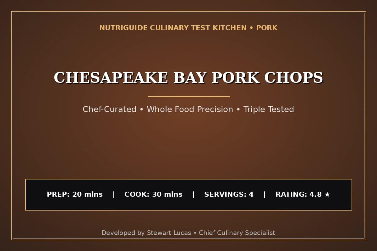 Chesapeake Bay Pork Chops