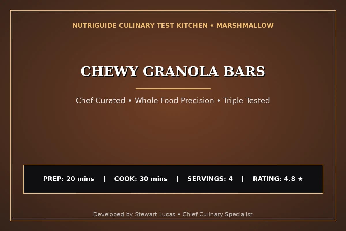 Chewy Granola Bars