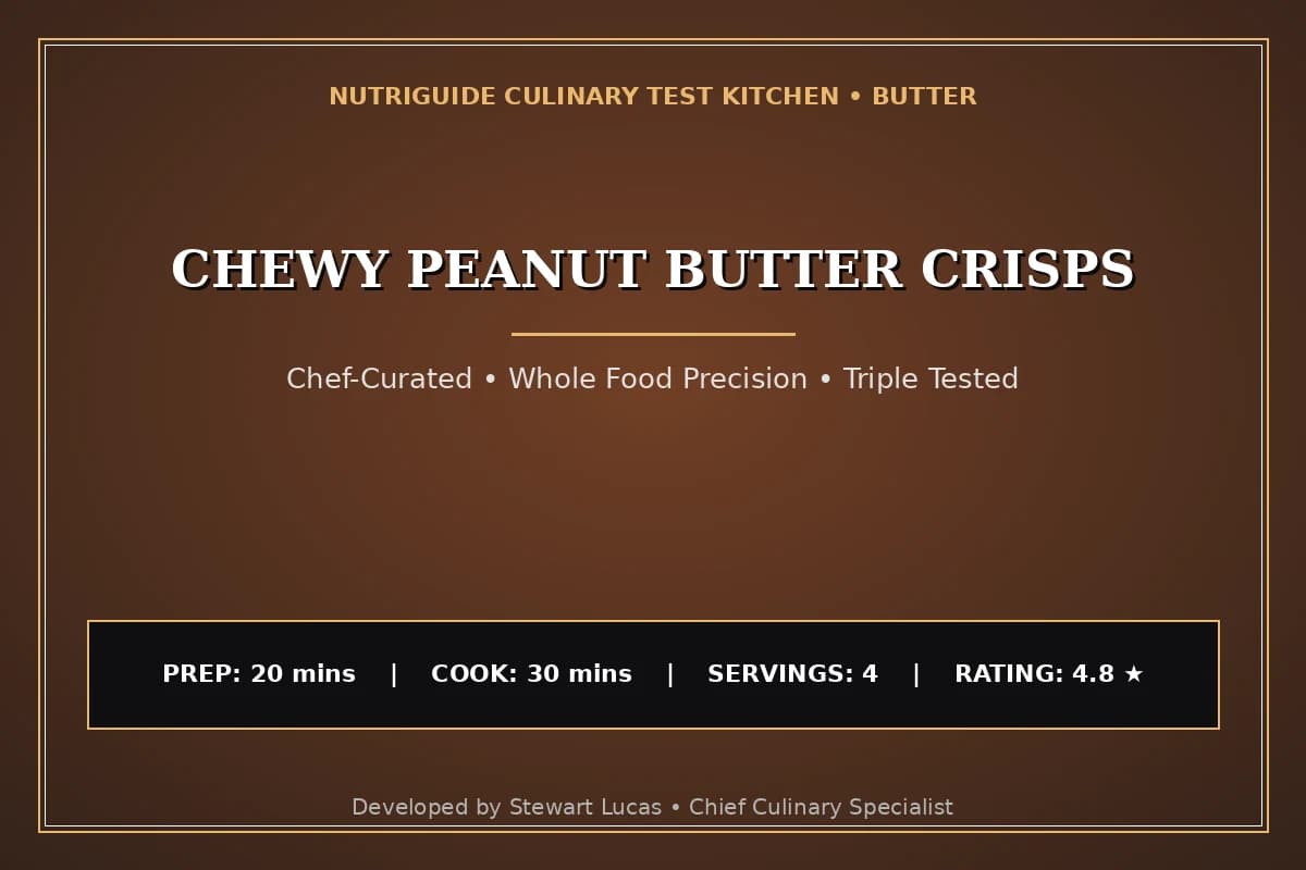 Chewy Peanut Butter Crisps