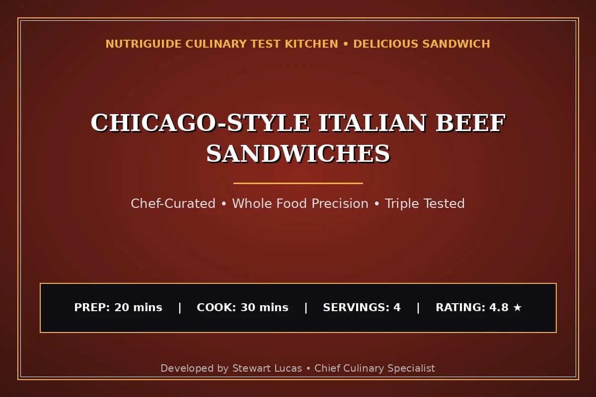 Chicago-Style Italian Beef Sandwiches